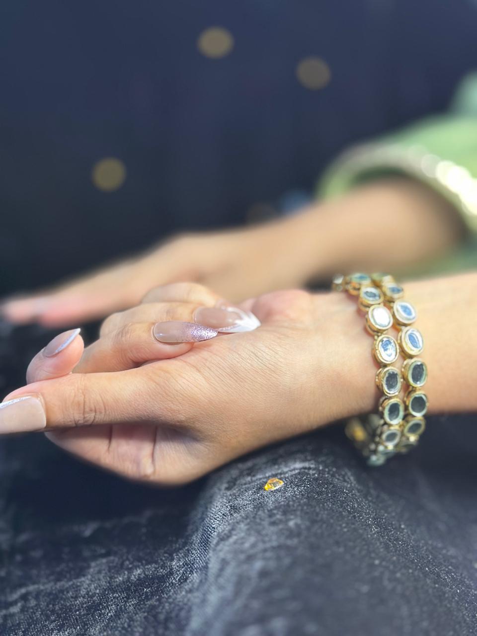 Elegant Stone Bangle