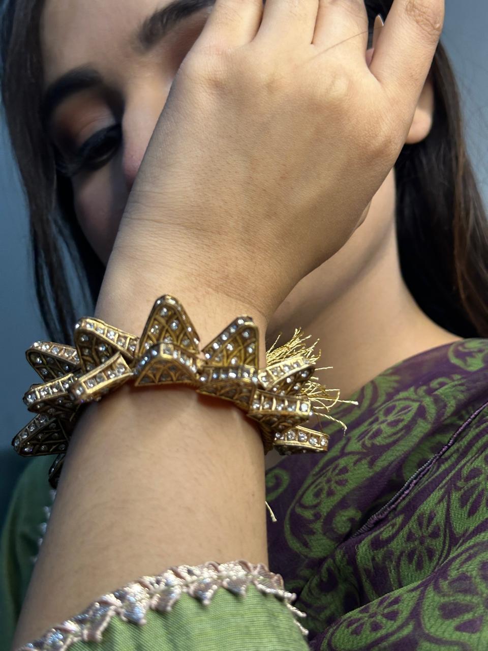 Designer Fabric Style Bracelet
