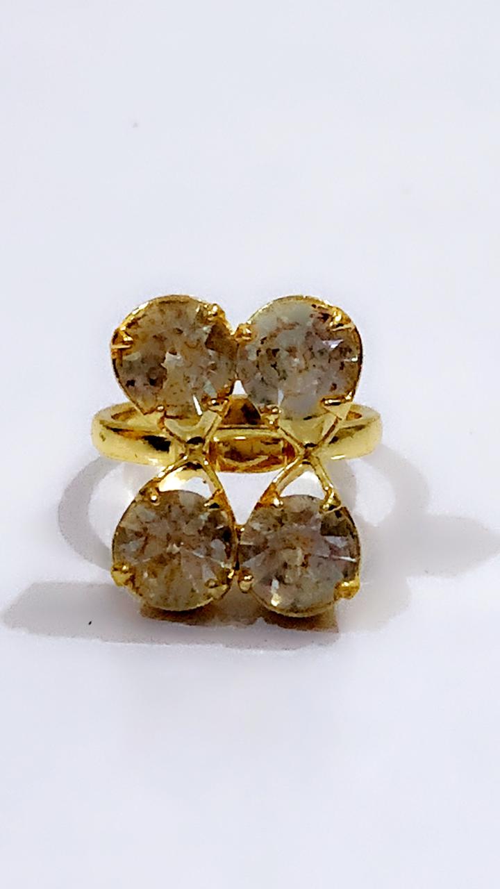 Radiant Crystal Cluster Ring
