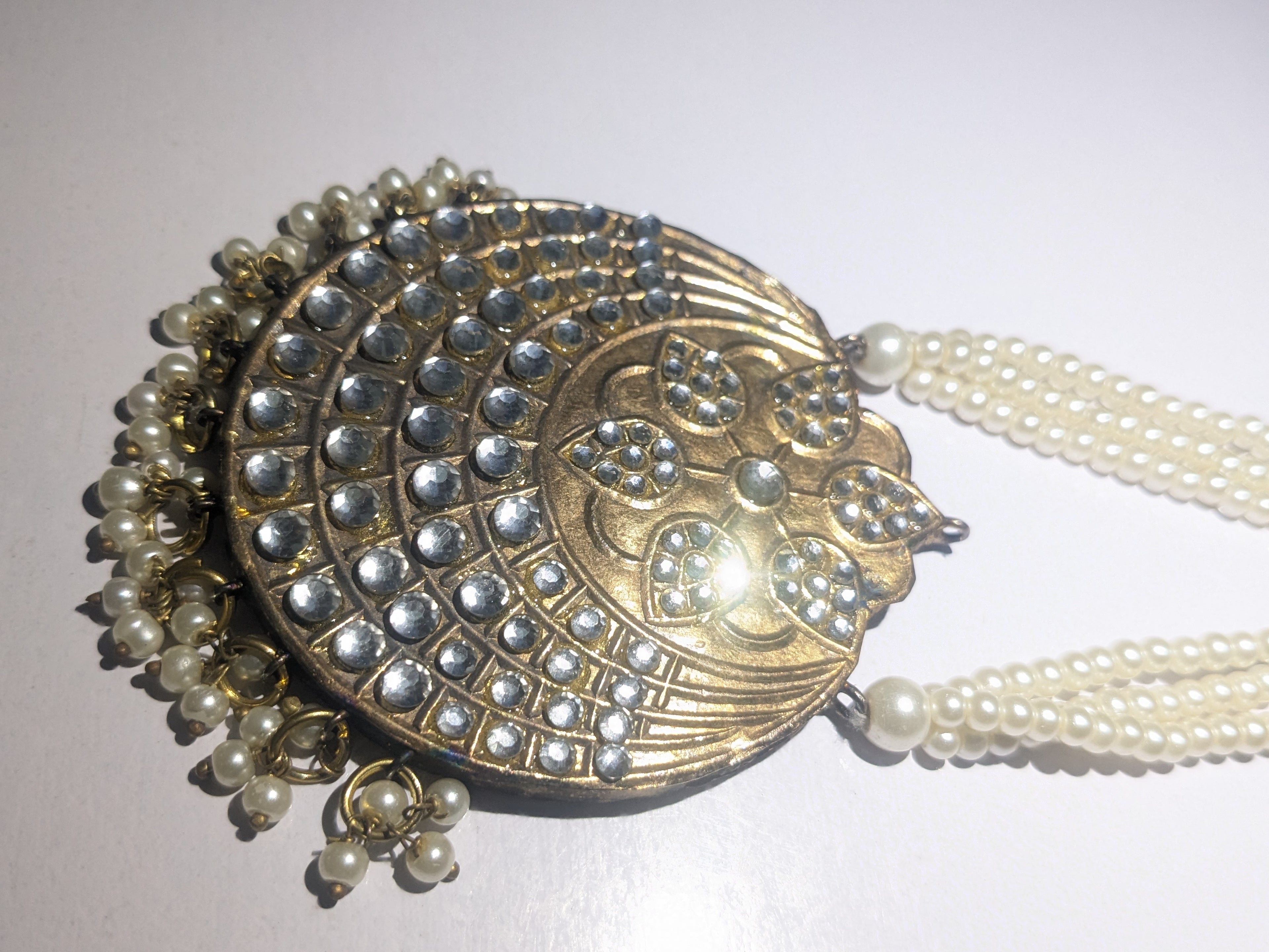 Pearl Studded Statement Necklace