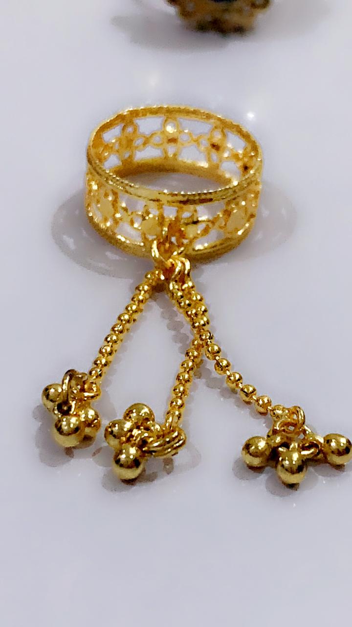 Elegant Chain Drop Ring