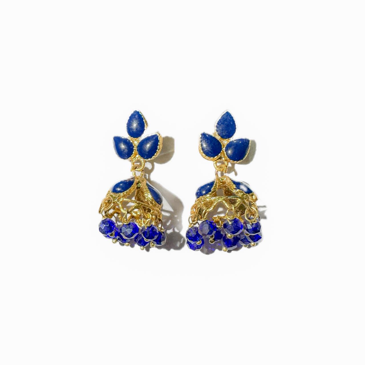 Elegant Pearl Jhumka Earrings