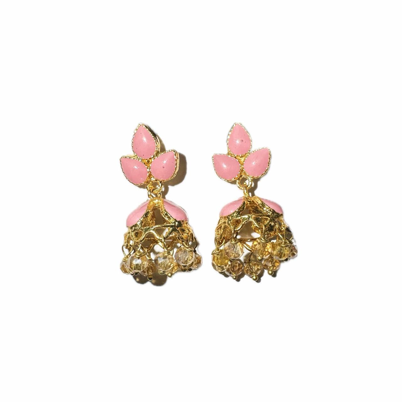 Elegant Pearl Jhumka Earrings