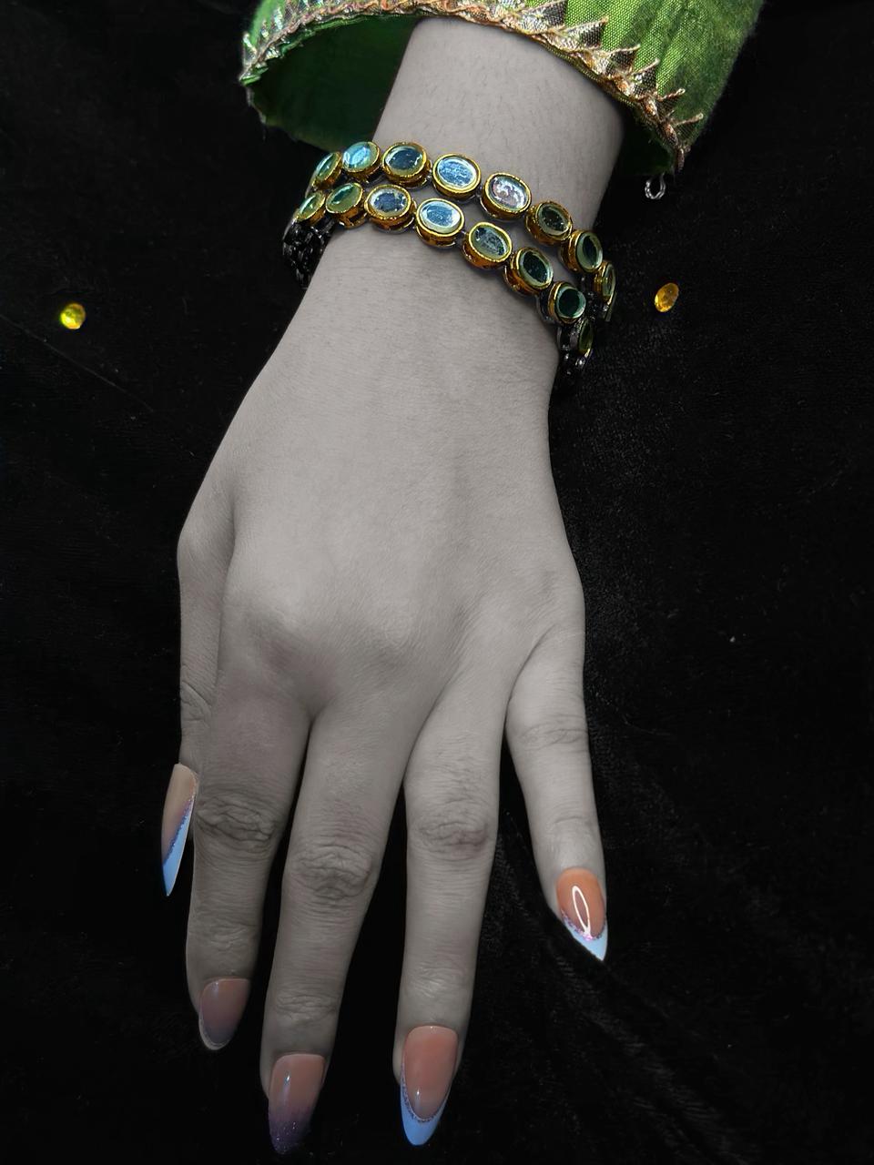 Elegant Stone Bangle