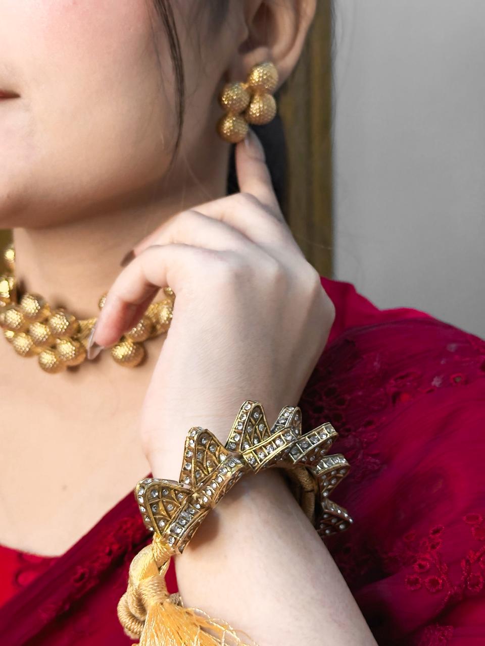 Designer Fabric Style Bracelet
